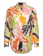 GANT Rel Palm Print Cot Silk Shirt Multi/patterned