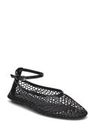 Ballerinas With Mesh Bracelet Ballerinaskor Ballerinas Black Mango