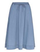 Lollys Laundry Bristolll Midi Skirt Blå