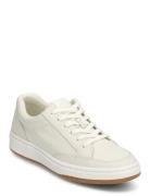 Lauren Ralph Lauren Hailey Iv Canvas & Nappa Leather Sneaker Vit