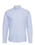 Lindbergh Oxford Superflex Shirt L/S Blå