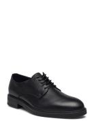 Selected Homme Slhblake Leather Derby Shoe Svart