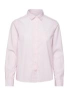 GANT Reg Classic Poplin Striped Shirt Rosa