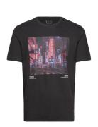 ONLY & SONS Onslex Life Reg Photoprint Ss Tee Svart