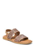 Sandals - Flat Platta Sandaler Purple ANGULUS