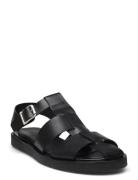 ANGULUS Sandals - Flat - Closed Toe - Op Svart