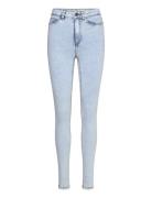 NOISY MAY Nmcallie Hw Skinny Jeans Vi482Lb Noos Blå