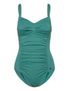 Panos Emporio Potenza Solid Swimsuit Grön