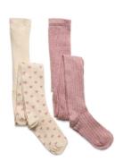 Minymo Stockings W. Pattern Multi/patterned