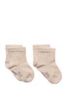 Ankle Sock Sockor Strumpor Beige Minymo