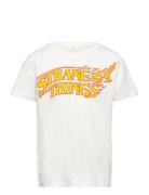 Nkmdec Strangerthings Ss Top Box Bfu Tops T-shirts Short-sleeved White...