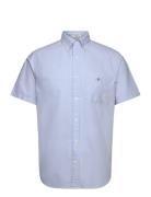 GANT Reg Oxford Ss Shirt Blå