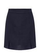 Onlnova Life Lux Taylor Slit Skirt Solid Kort Kjol Blue ONLY