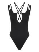 Red Label Swimsuit Baddräkt Badkläder Black HUGO