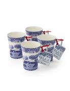 Spode Blue Italian Mug 4-Pack Blå