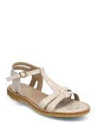 ANGULUS Sandals - Flat Beige