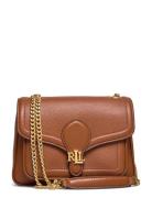 Lauren Ralph Lauren Pebbled Small Bradley Convertible Bag Brun