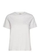 GANT Reg Tonal Shield Ss T-Shirt Grå