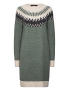 Vero Moda Vmsim Ls Nordic Dress Ga Rep Lcs Grön