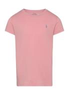 Ralph Lauren Kids Cotton Jersey Crewneck Tee Rosa