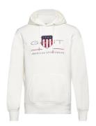 GANT Reg Archive Shield Hoodie Vit