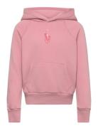 Ralph Lauren Kids Big Pony Fleece Hoodie Rosa