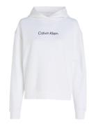 Calvin Klein Hero Logo Hoodie Vit