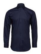 Seven Seas Fine Twill | Slim Tops Shirts Business Blue Seven Seas Cope...