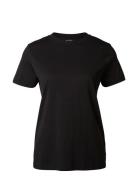 Selected Femme Slfmy Perfect Ss Tee Box Cut B Noos Svart