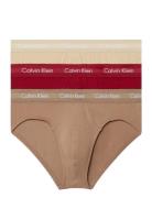 Calvin Klein 3P Hip Brief Beige