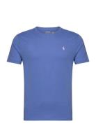 Polo Ralph Lauren Custom Slim Fit Jersey Crewneck T-Shirt Blå