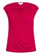 Rosemunde Rwbiarritz Ss Waterfall T-Shirt Rosa