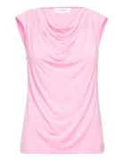 Viscose T-Shirt Tops T-shirts & Tops Sleeveless Pink Rosemunde