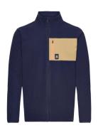 Fleece Jacket Sport Sweat-shirts & Hoodies Fleeces & Midlayers Navy Bu...