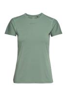 Adv Essence Ss Slim Tee W Sport T-shirts & Tops Short-sleeved Green Cr...