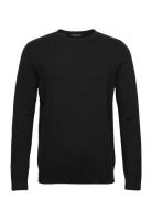 Selected Homme Slhberg Crew Neck Noos Svart