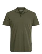 Jack & J S Jjebasic Polo Ss Noos Khaki Green