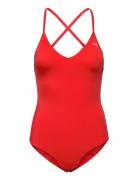 Puma Swim Puma Swim Women V-Neck Crossback Swimsuit 1P Röd