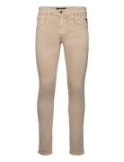 Replay Anbass Trousers Slim Hyperflex Colour Xlite Kräm