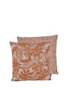 Compliments Leaf 45X45 Cm 2-Pack Orange