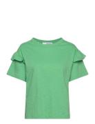 Selected Femme Slfrylie Ss Florence Tee M Noos Grön