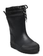 ANGULUS Rainboots With Woollining Svart