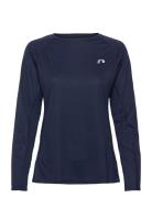 Newline Women Core Running T-Shirt L/S Marinblå