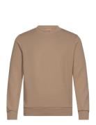 Mos Mosh Gallery Mmgabel Crew Neck Sweat Brun