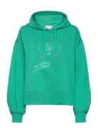 Icon Relaxed Icon Hoody Tops Sweat-shirts & Hoodies Hoodies Green Tomm...