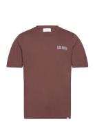 Blake T-Shirt Tops T-shirts Short-sleeved Brown Les Deux