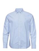 Kristian Oxford Shirt Tops Shirts Casual Blue Les Deux