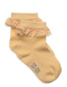 Minymo Ankle Sock W. Lace Gul