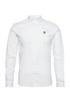 Ls Slim Fit Poplin Shirt Tops Shirts Casual White Lyle & Scott