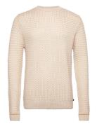 Clean Cut Copenhagen Emilio Knit O-Neck Kräm